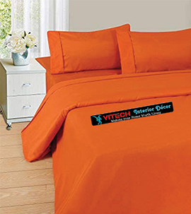  Orange Bedding Set