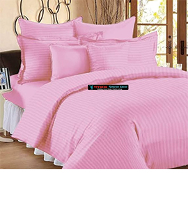 15 Pieces Pink King Size Bedding Set