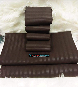 Chocolate Brown Cotton Bedsheets