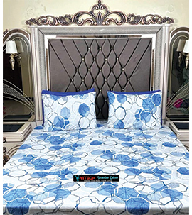 Royal Blue Cotton Bedsheets