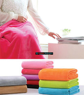 Pink soft throw banket