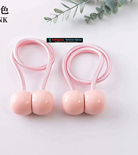 Baby Pink Magnetic Curtain Holders