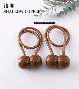 Brown Magnetic Curtain Holders