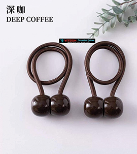 Chocolate Brown Magnetic Curtain Holders