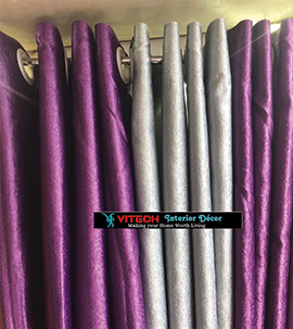 Purple Grey Mix curtain