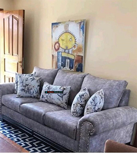 Grey themed sitting room