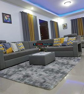 Grey Mustrad yellow theme interior