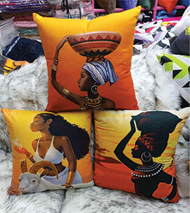 African print pillow cases